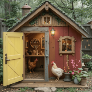 themed chicken coop