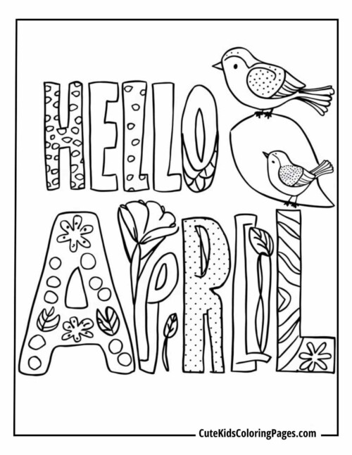 Springtime Art – An Elegant April Design