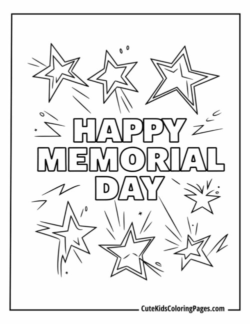 ‘Happy Memorial Day’ Starburst